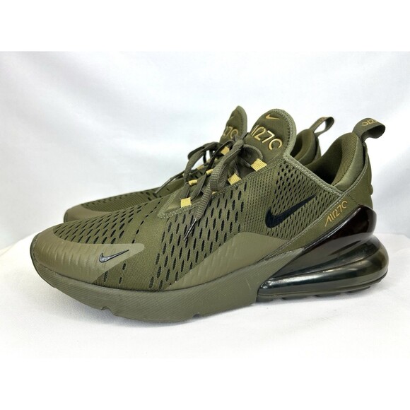 Nike Air Max 270 Shoes Men’s Size 11.5 Medium Olive Canvas Sneakers AH8050-301 - Picture 4 of 11